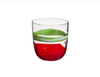 Leclaireur Los Angeles - Carlo Moretti | I Diversi Drink Glass (Green/Red) - Carlo Moretti