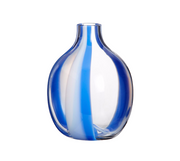 Leclaireur Los Angeles - Carlo Moretti | Mini Singleflower Vase (Blue/White) - Carlo Moretti