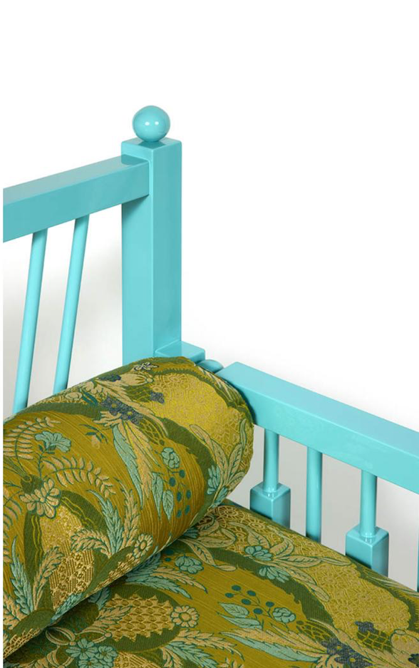 Leclaireur Los Angeles - Laura Gonzalez | Madras Armachair Teal - Laura Gonzalez