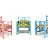Leclaireur Los Angeles - Laura Gonzalez | Madras Armachair Teal - Laura Gonzalez