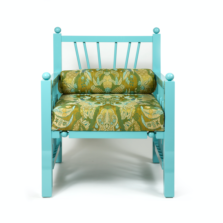 Leclaireur Los Angeles - Laura Gonzalez | Madras Armachair Teal - Laura Gonzalez