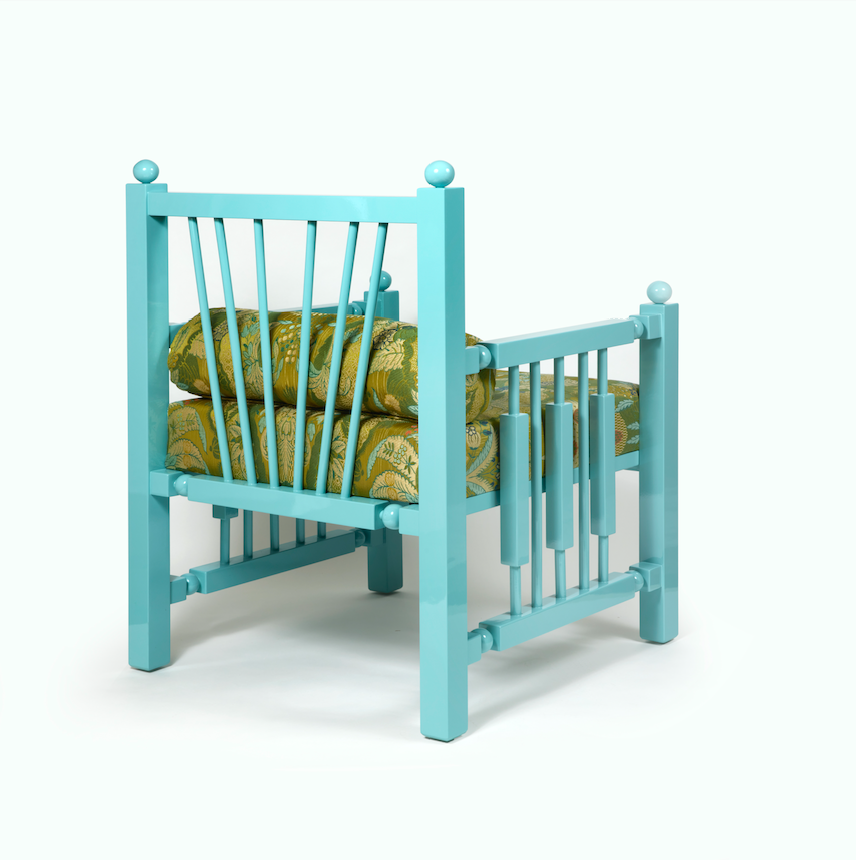 Leclaireur Los Angeles - Laura Gonzalez | Madras Armachair Teal - Laura Gonzalez