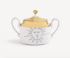 Leclaireur Los Angeles - Fornasetti | Sugar bowl Solitario  white/black/gold - Fornasetti