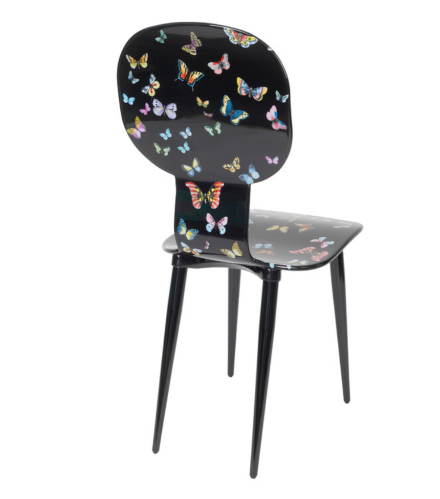 Leclaireur Los Angeles - Fornasetti | Chair Farfalle colour/black - Fornasetti