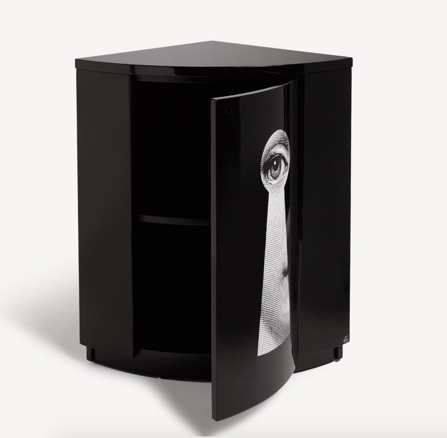 Leclaireur Los Angeles - Fornasetti | Corner cabinet Serratura black - Fornasetti