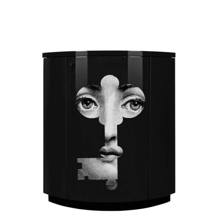 Leclaireur Los Angeles - Fornasetti | Corner cabinet Chiave black - Fornasetti