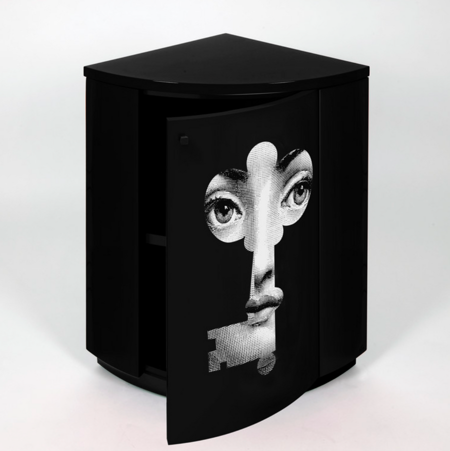 Leclaireur Los Angeles - Fornasetti | Corner cabinet Chiave black - Fornasetti
