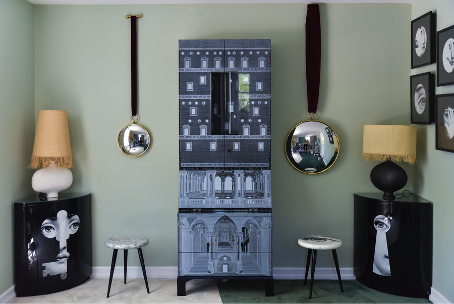 Leclaireur Los Angeles - Fornasetti | Architettura Trumeau (Black) [Limited Edition] - Fornasetti
