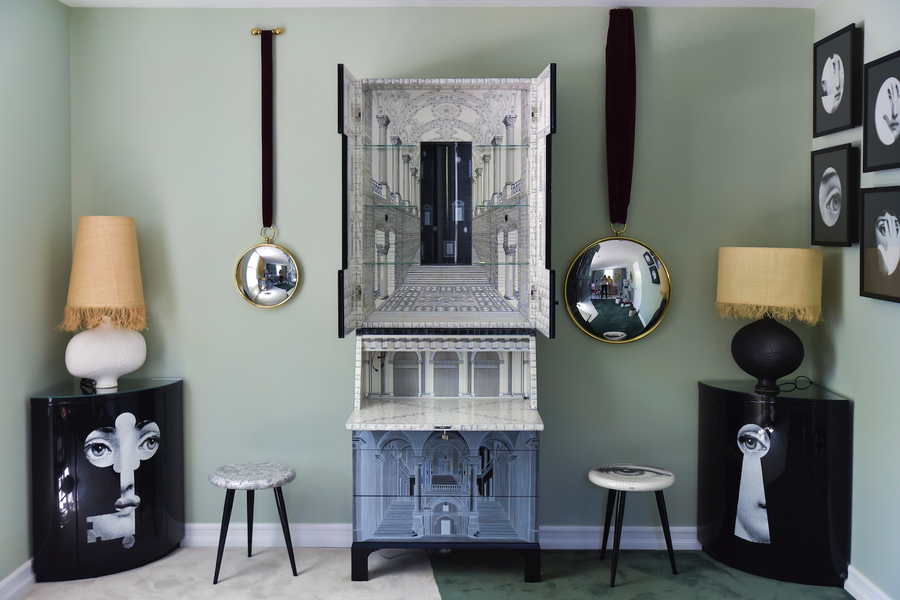 Leclaireur Los Angeles - Fornasetti | Architettura Trumeau (Black) [Limited Edition] - Fornasetti