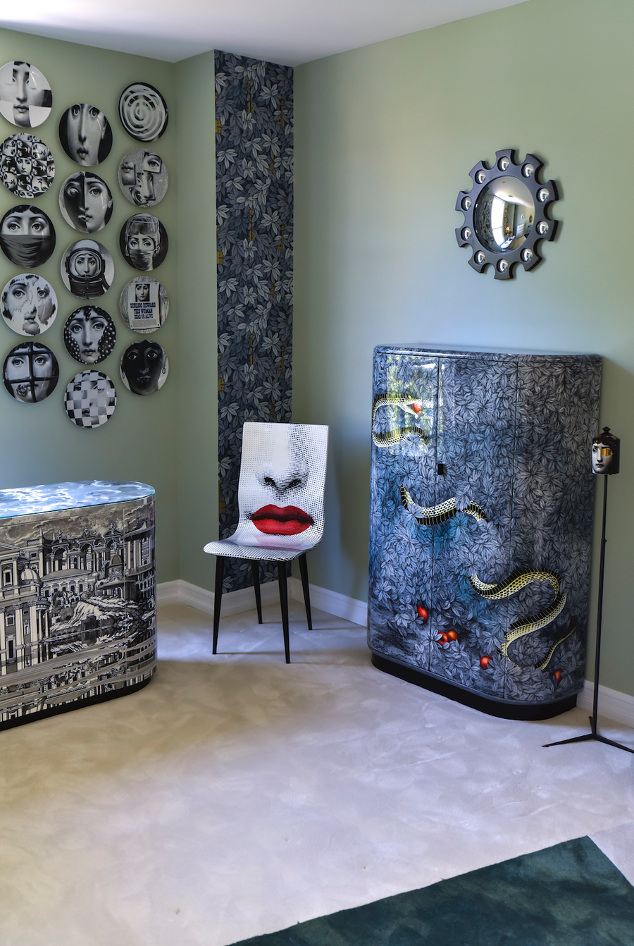 Fornasetti Bocca Chair