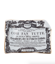Leclaireur Los Angeles - Fornasetti | Locandina Così Fan Tutte Ashtray (Gold) - Fornasetti