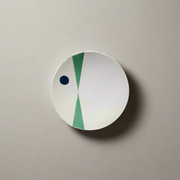 Leclaireur Los Angeles - Agnes Sandahl | Mikado Dinner Plate in Light Green/Blue eye - Agnes Sandahl