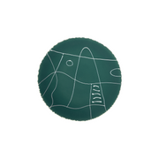Leclaireur Los Angeles - Agnes Sandahl | Abstract Charger Plate in Dark Green (Mono) - Agnes Sandahl